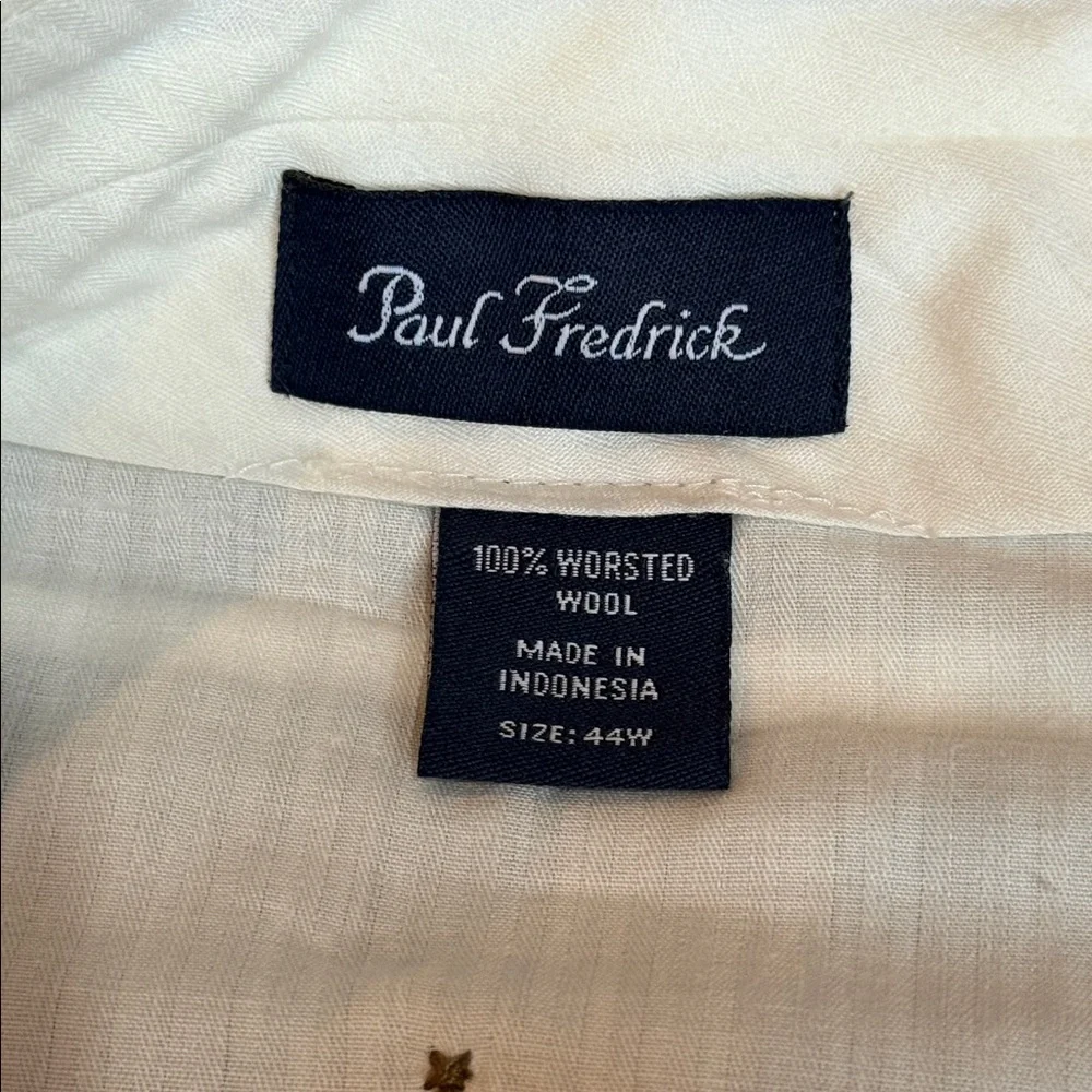 Paul Fredrick Chocolate Brown Dress Pants 44x28.5 - Picture 4 of 6